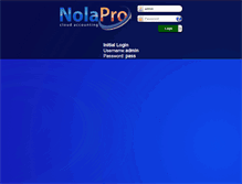 Tablet Screenshot of demo.nolapro.com